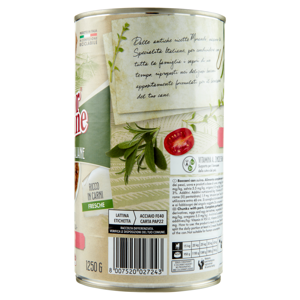 Migliorcane Le Specialità Italiane Spezzatino con Suino 1250 G