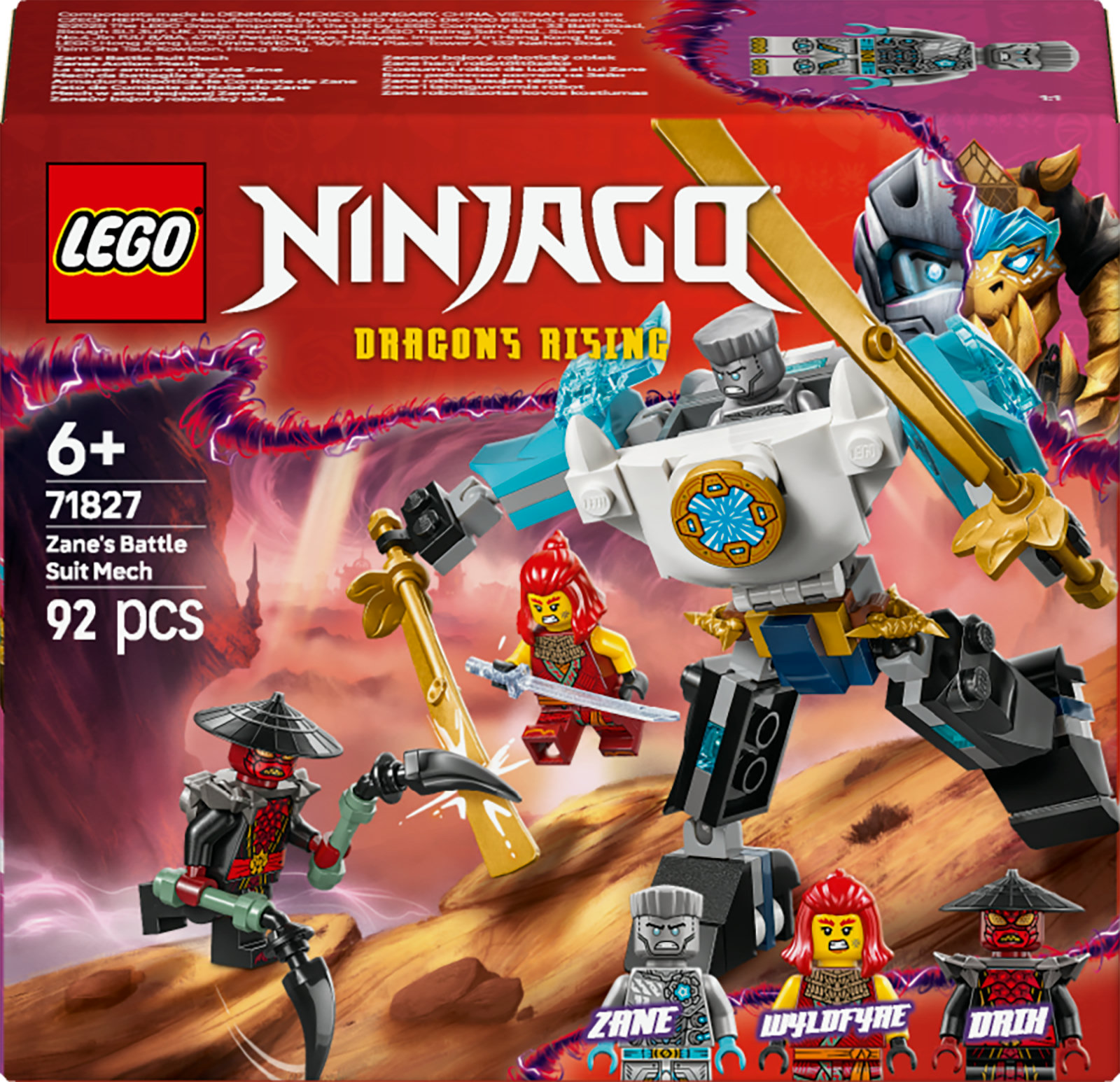 LEGO NINJAGO Mech da battaglia di Zane