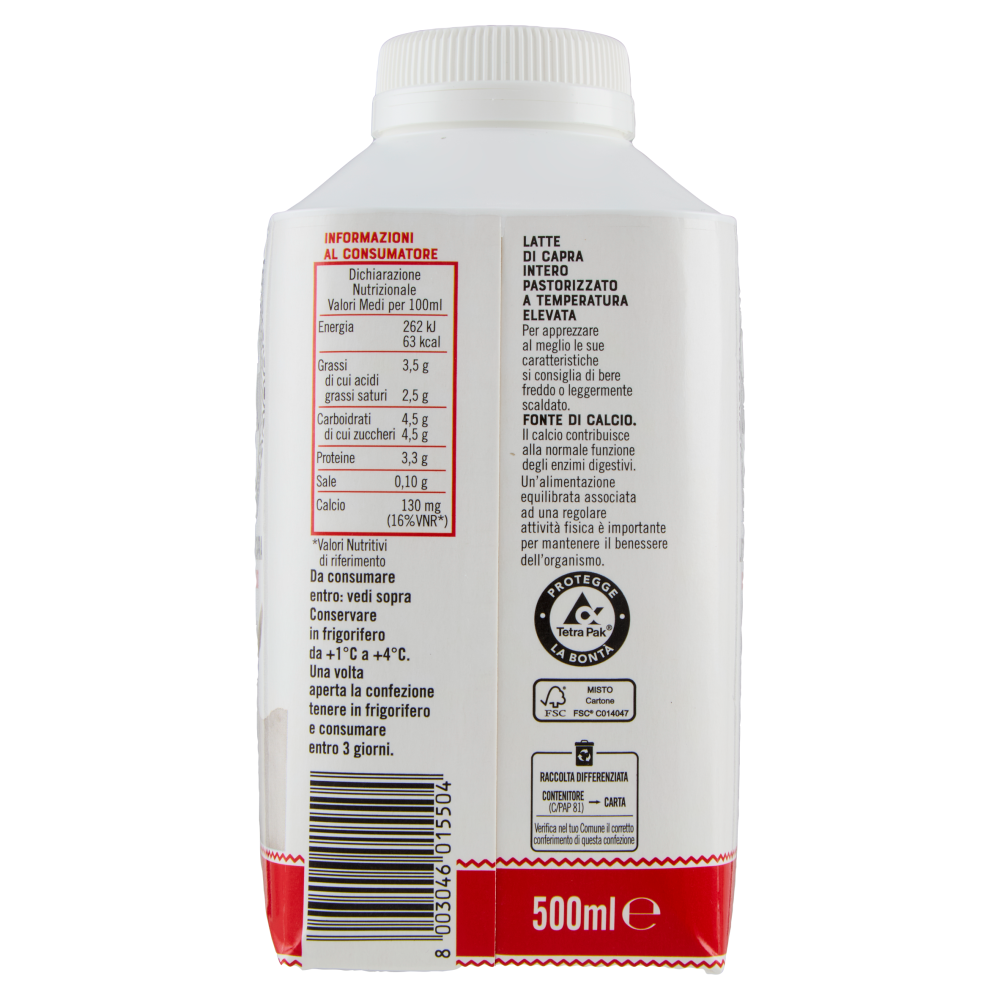 Girau Latte di Capra 100% Sardo 500 ml