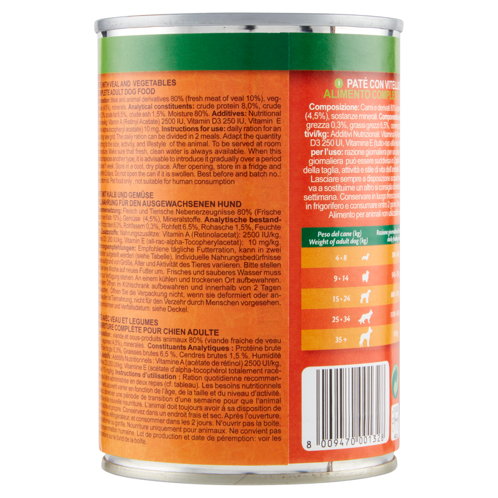 Special Dog Patè con Vitello e Ortaggi 400 g