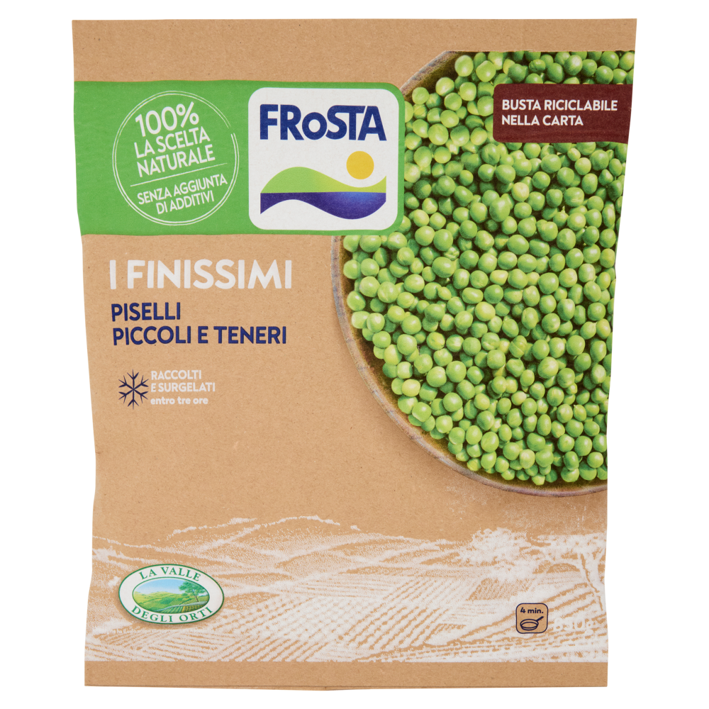 FRoSTA i Finissimi Piselli Piccoli e Teneri Surgelati 850 g