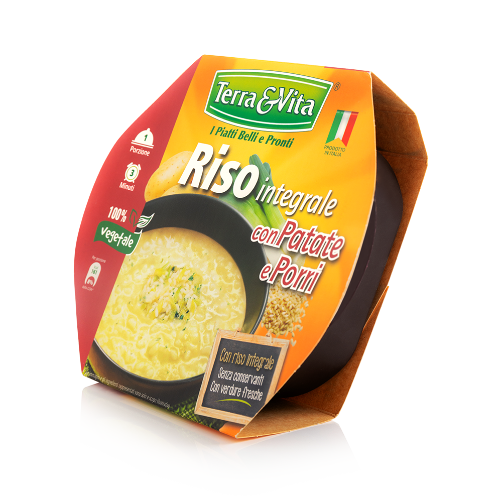 Crema di Riso con Patate e Porri