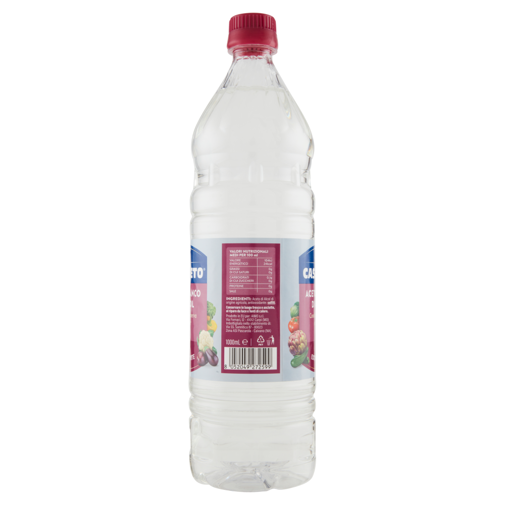Casaceto Aceto Bianco di Alcol Extra Forte 1000 ml