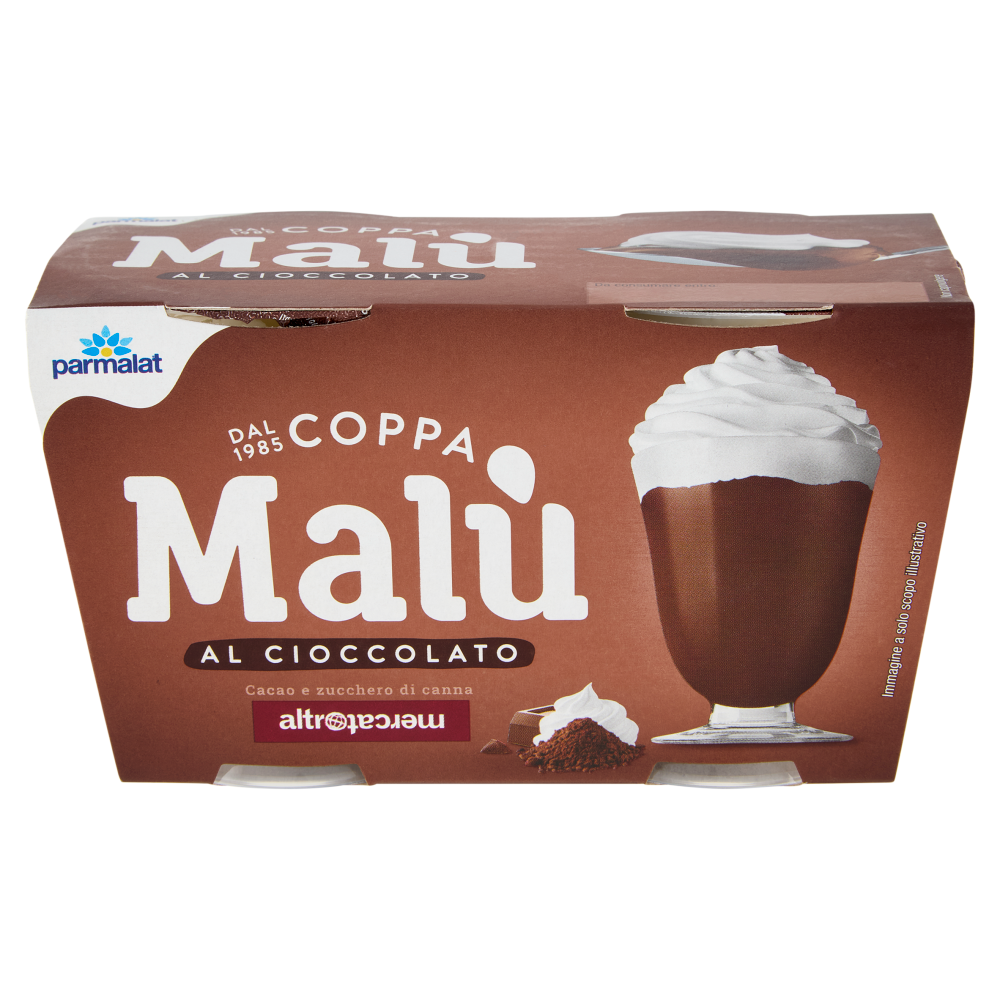 PARMALAT Coppa Mal&ugrave; al Cioccolato 2x100g