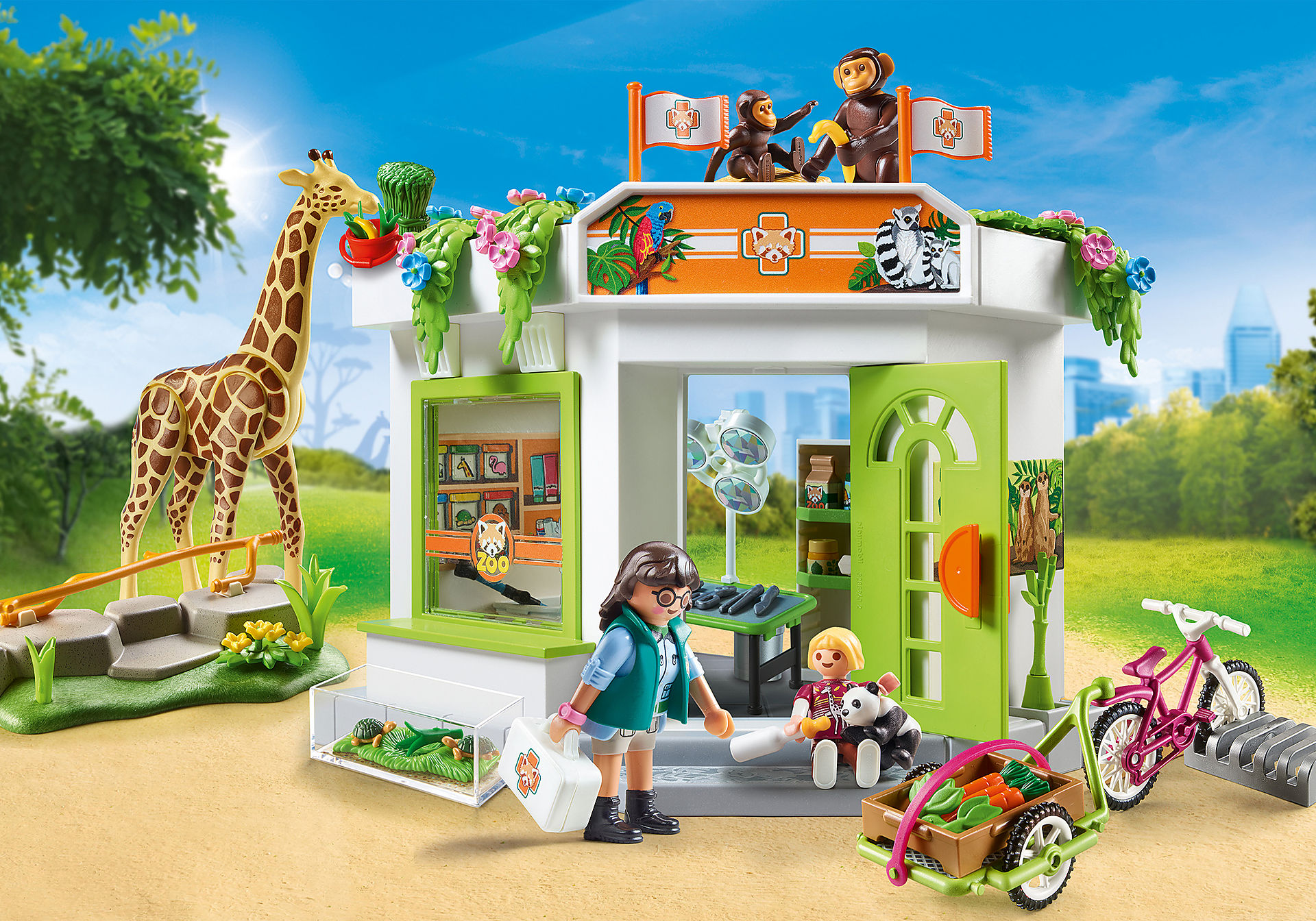 Playmobil FamilyFun Clinica Veterinaria dello Zoo