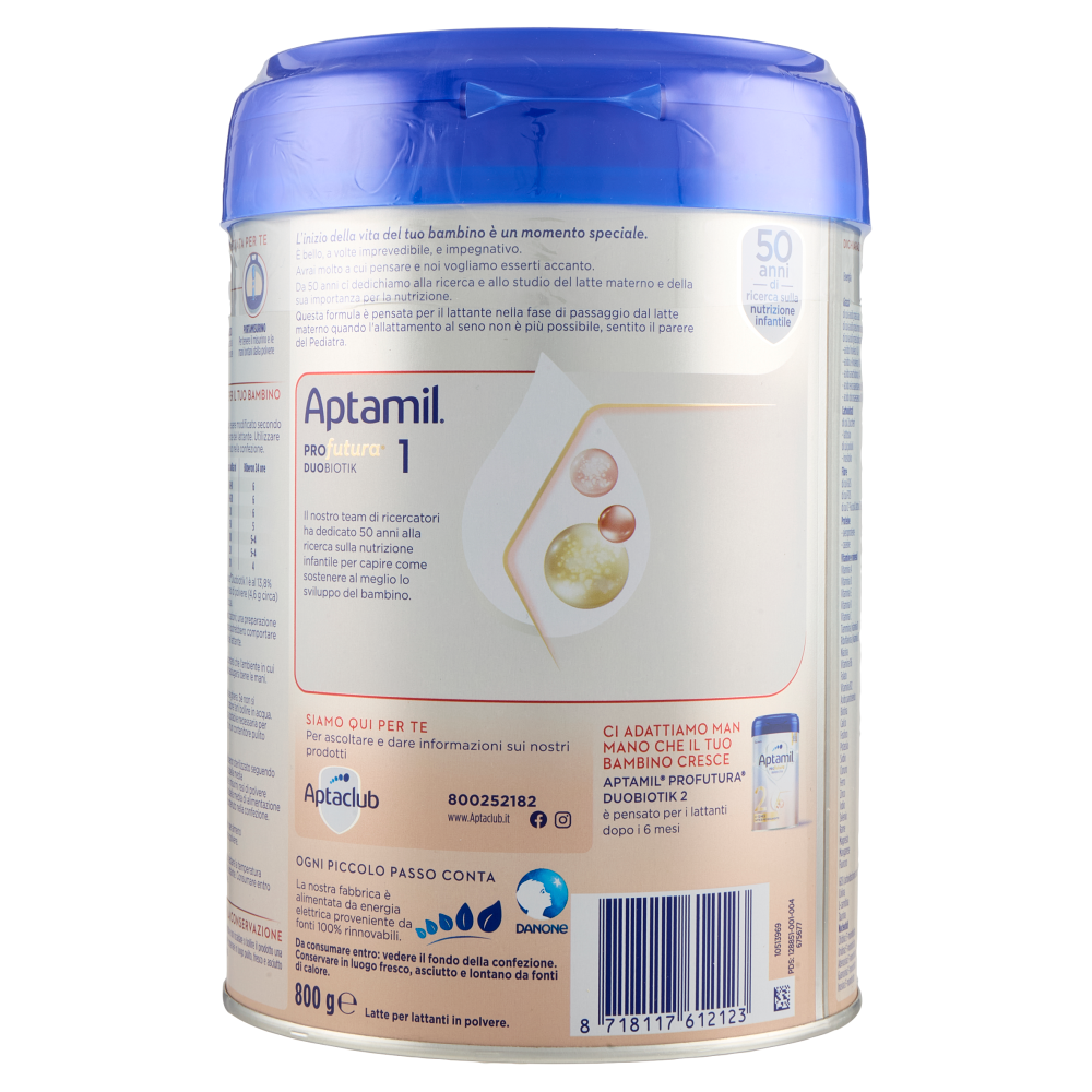 APTAMIL Profutura 1 - Latte per Lattanti in Polvere, dalla nascita al 6° mese, 800g