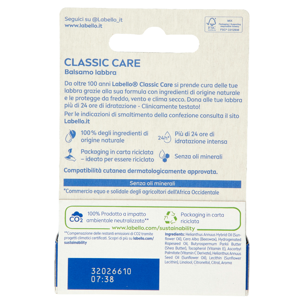Labello Classic Care 4,8 g