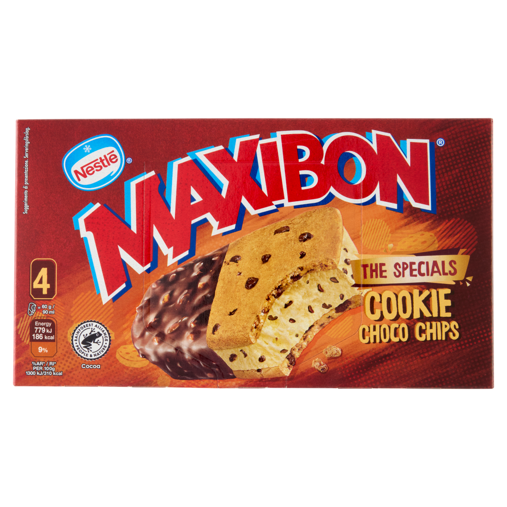 NESTLÉ Maxibon The Specials Cookie Choco Chips 4x60g