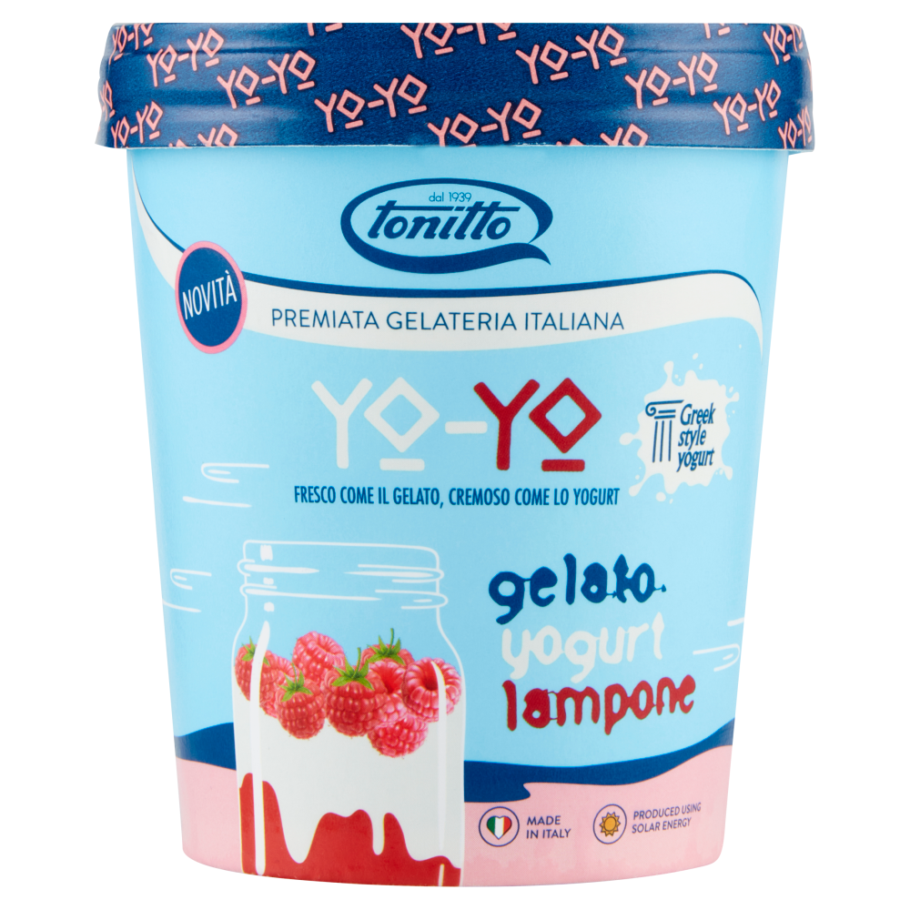 tonitto Yo-Yo gelato yogurt lampone 275 g