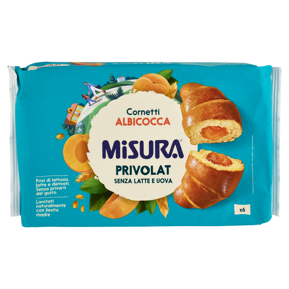Misura Privolat 6 Cornetti Albicocca 298 g