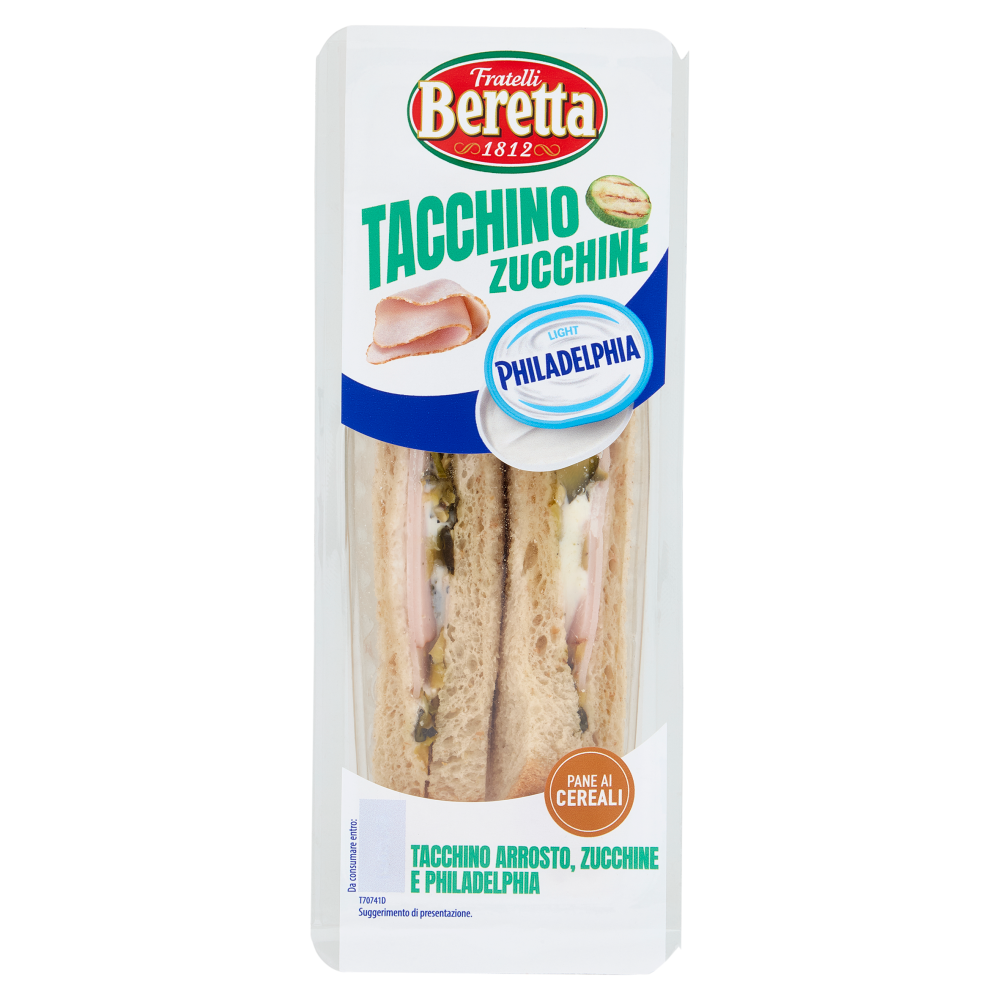 Fratelli Beretta Tacchino Arrosto, Zucchine e Philadelphia 130 g