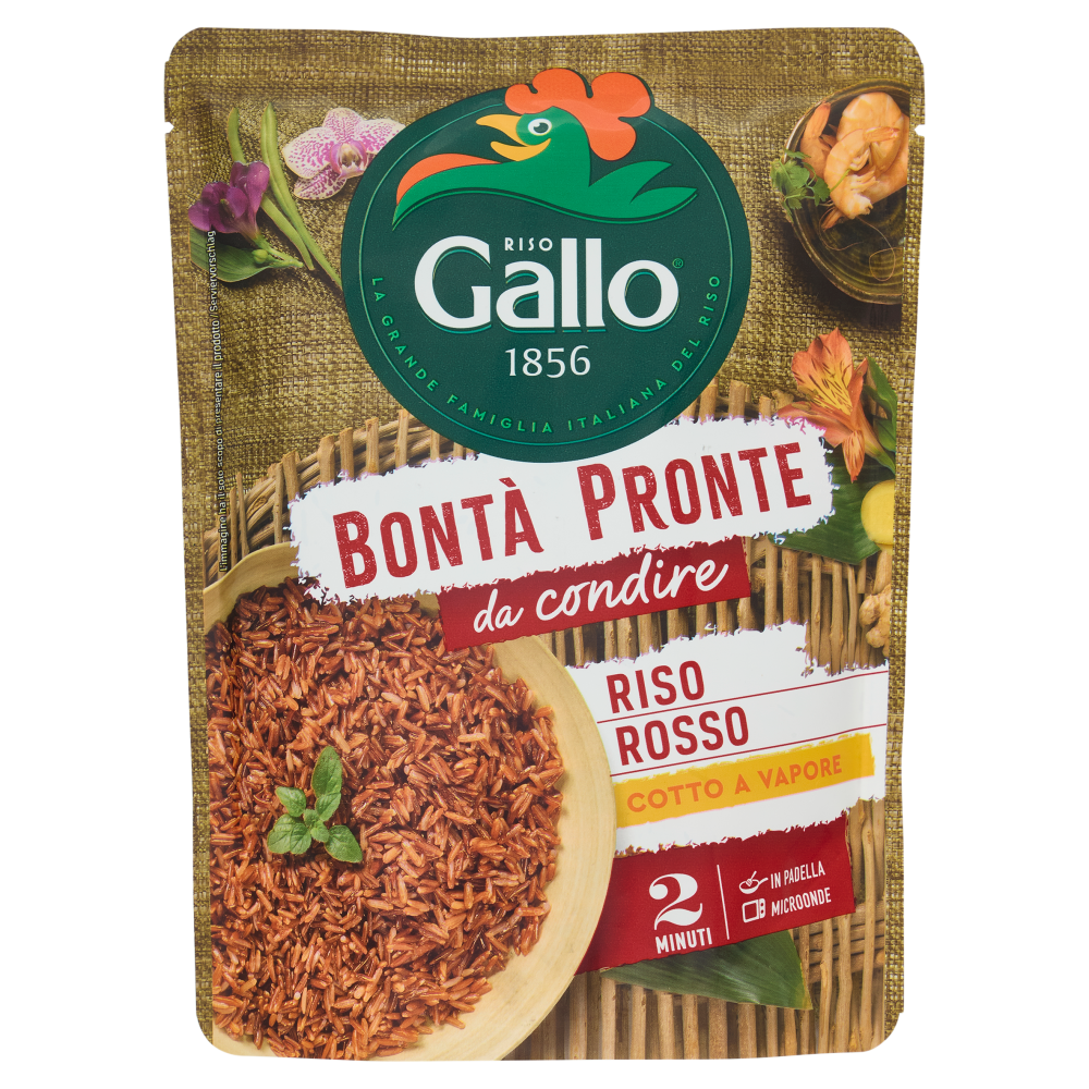 Riso Gallo Bont&agrave; Pronte da condire Riso Rosso 220 g