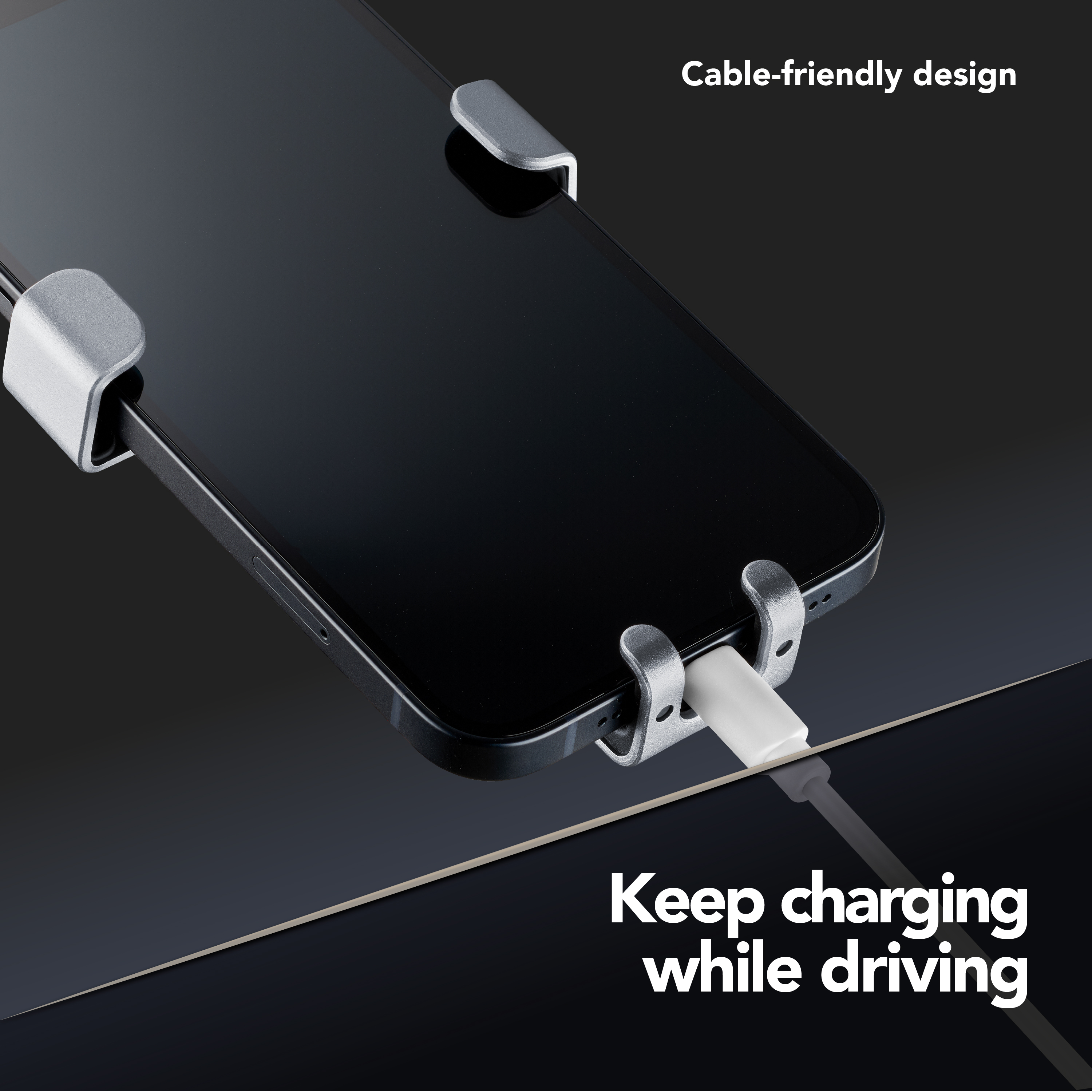 Cellularline Slide - Universal Supporto smartphone da auto per alette di aerazione