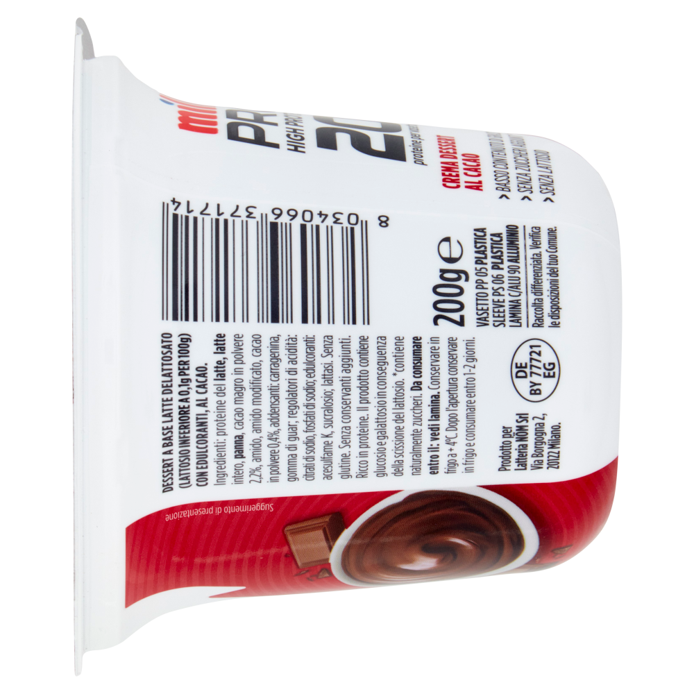 Milk Pro High Protein 20g Crema Dessert Cacao 200 g