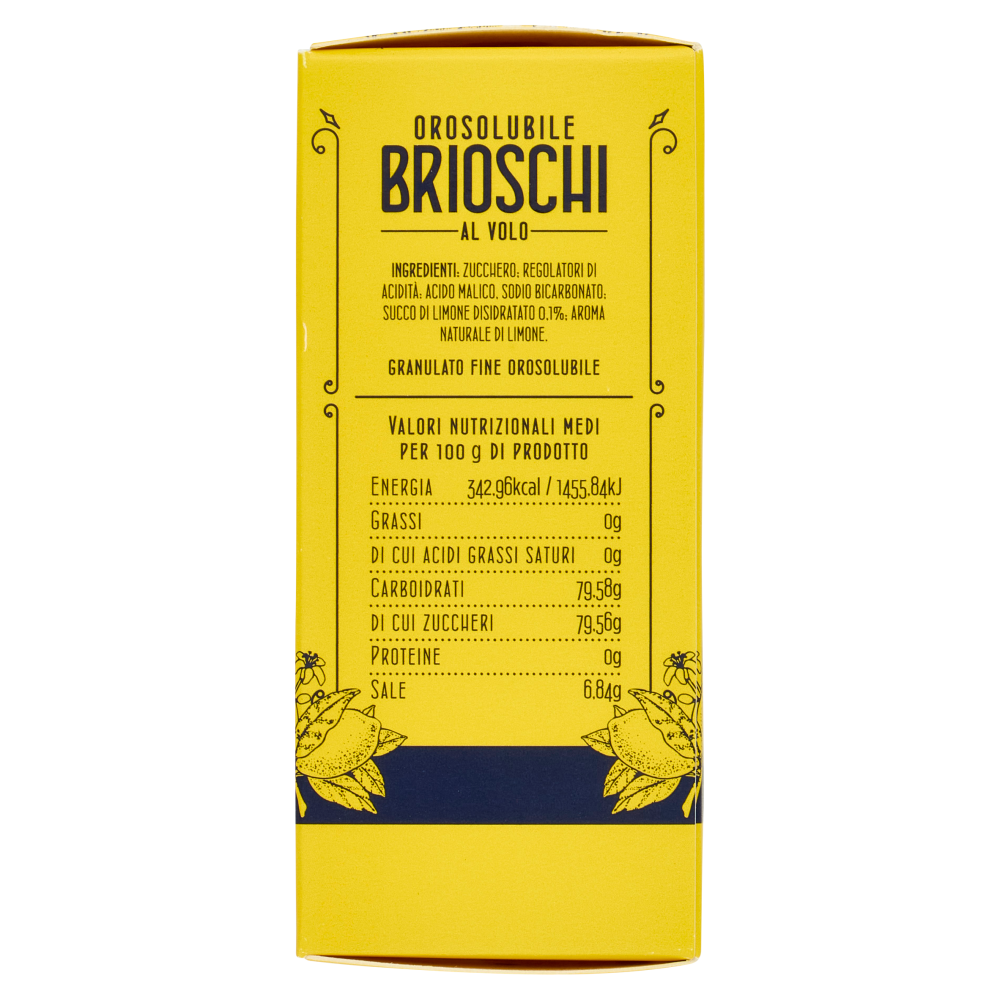 Brioschi Orosolubile al Volo Squisito Gusto di Limone 15 x 1 g