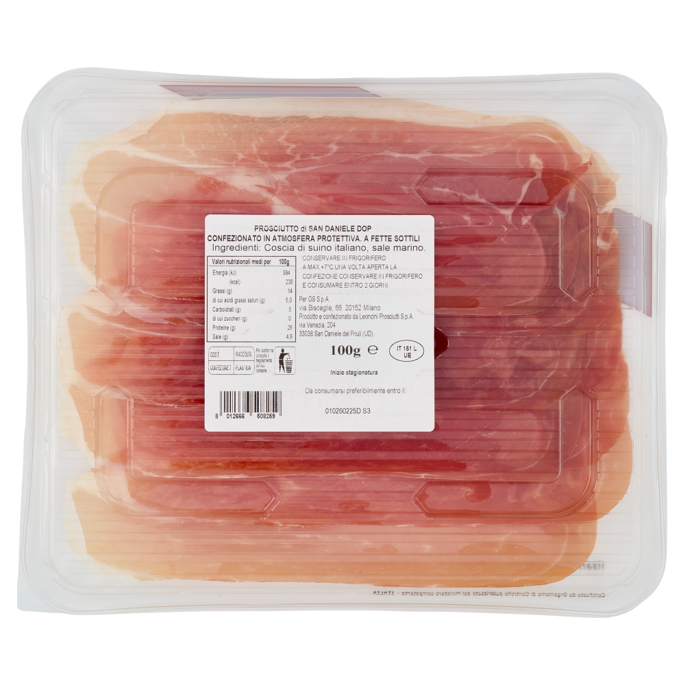 Terre d'Italia Prosciutto di San Daniele D.O.P. 100 g
