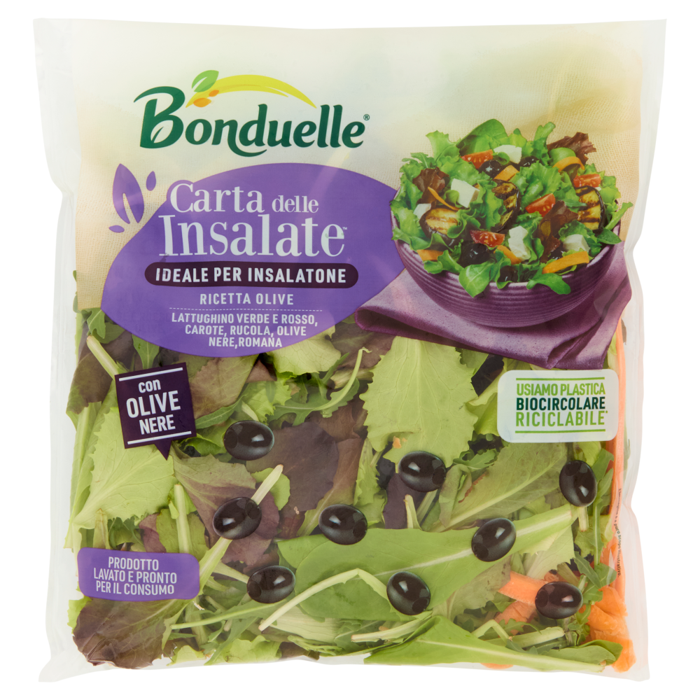 Bonduelle Carta delle Insalate Ricetta Olive 140 g 