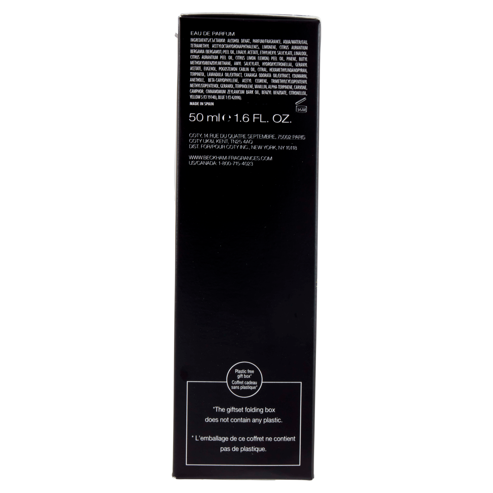 David Beckham Xmas25 Maschile Eau de Parfum 50 ml + Shower Gel 150 ml Instinct 