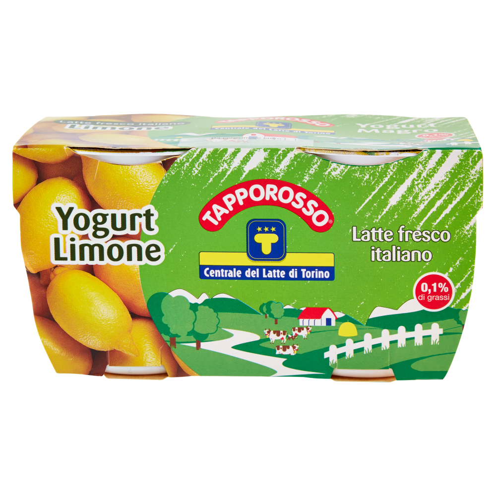 Centrale del Latte di Torino Tapporosso Yogurt Magro Limone 2 x 125 g
