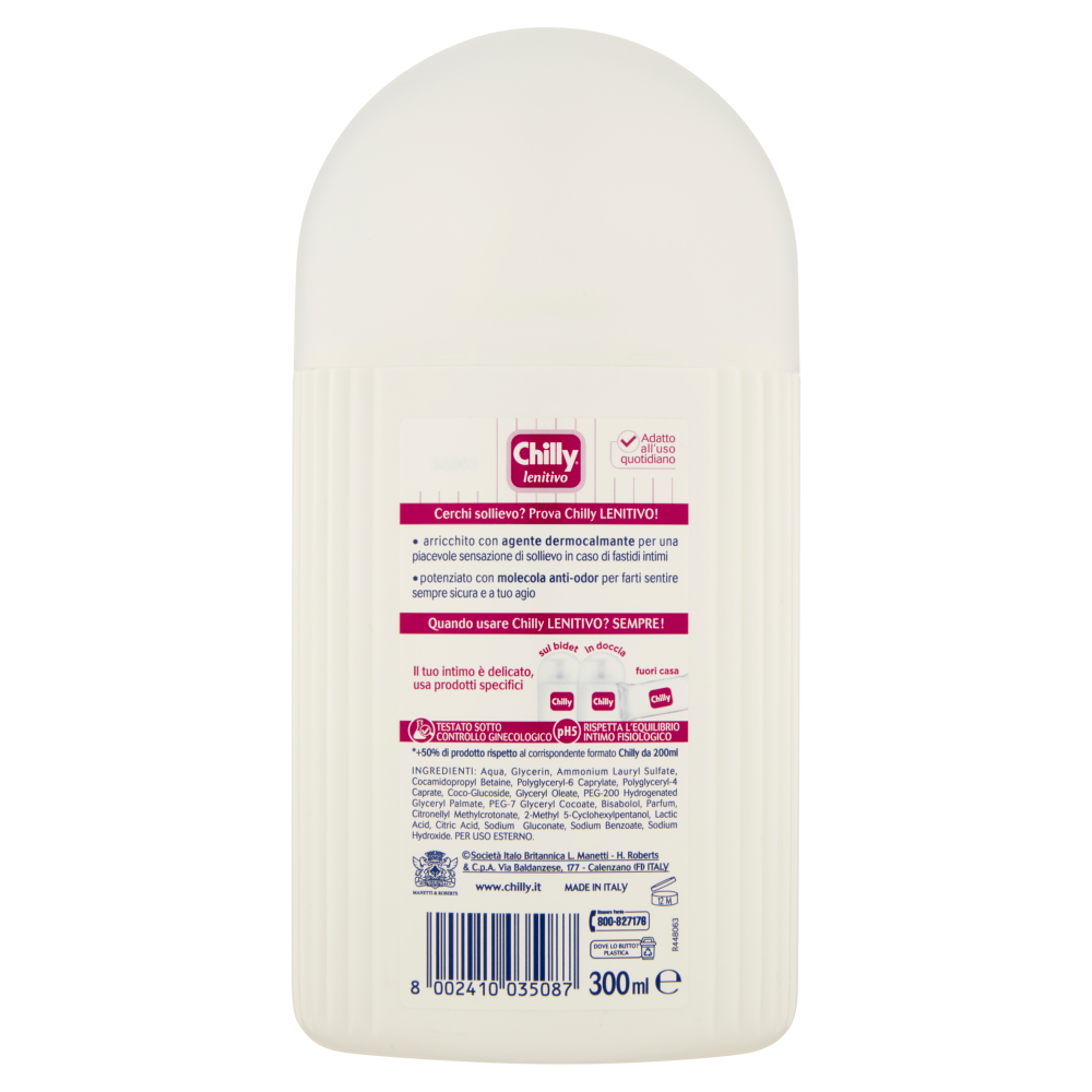 Chilly lenitivo detergente intimo 300 ml