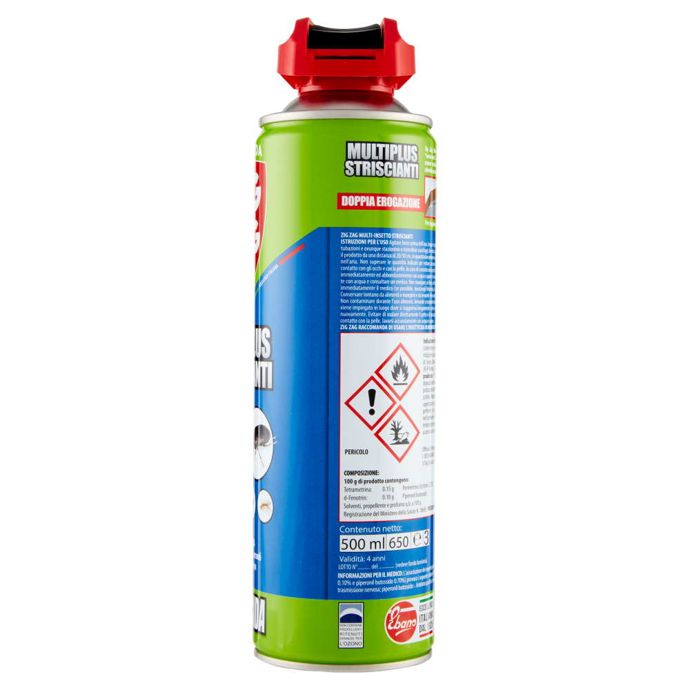 Zig Zag Insetticida Multiplus Striscianti Blatticida 500 ml