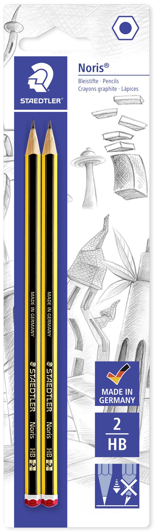 Staedtler 2 matite noris 2=HB