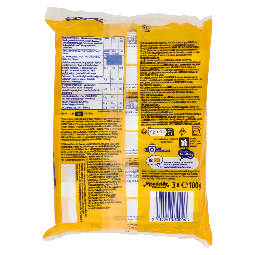 Tuc Original Biscotti Salati Multipack - 3 x 100 g