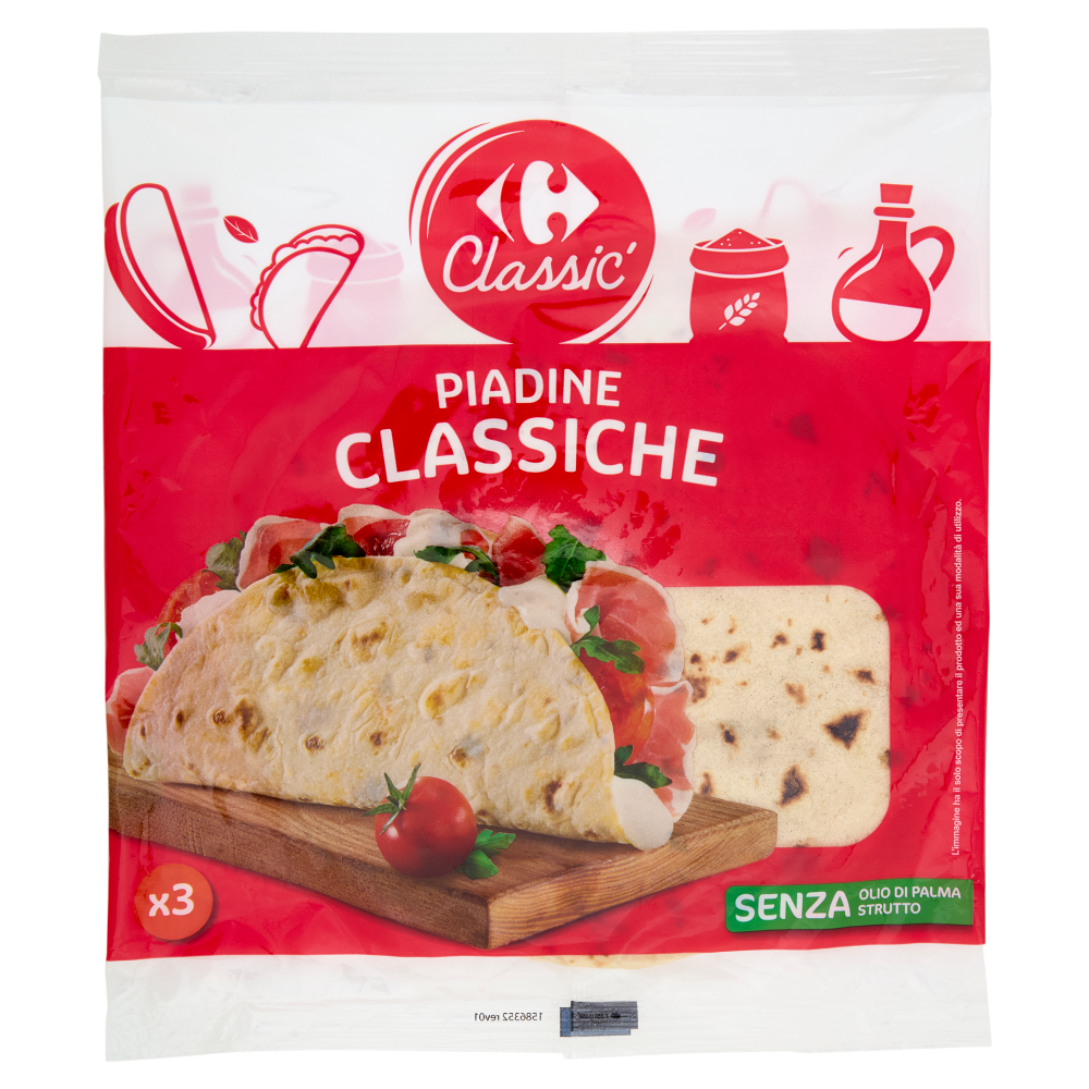 Carrefour Classic Piadine Classiche 3 x 120 g