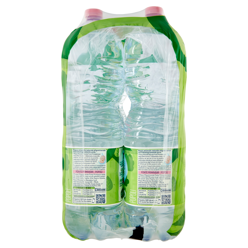 San Benedetto Acqua Naturale dal Parco della Majella Ecogreen 6 x 2 L