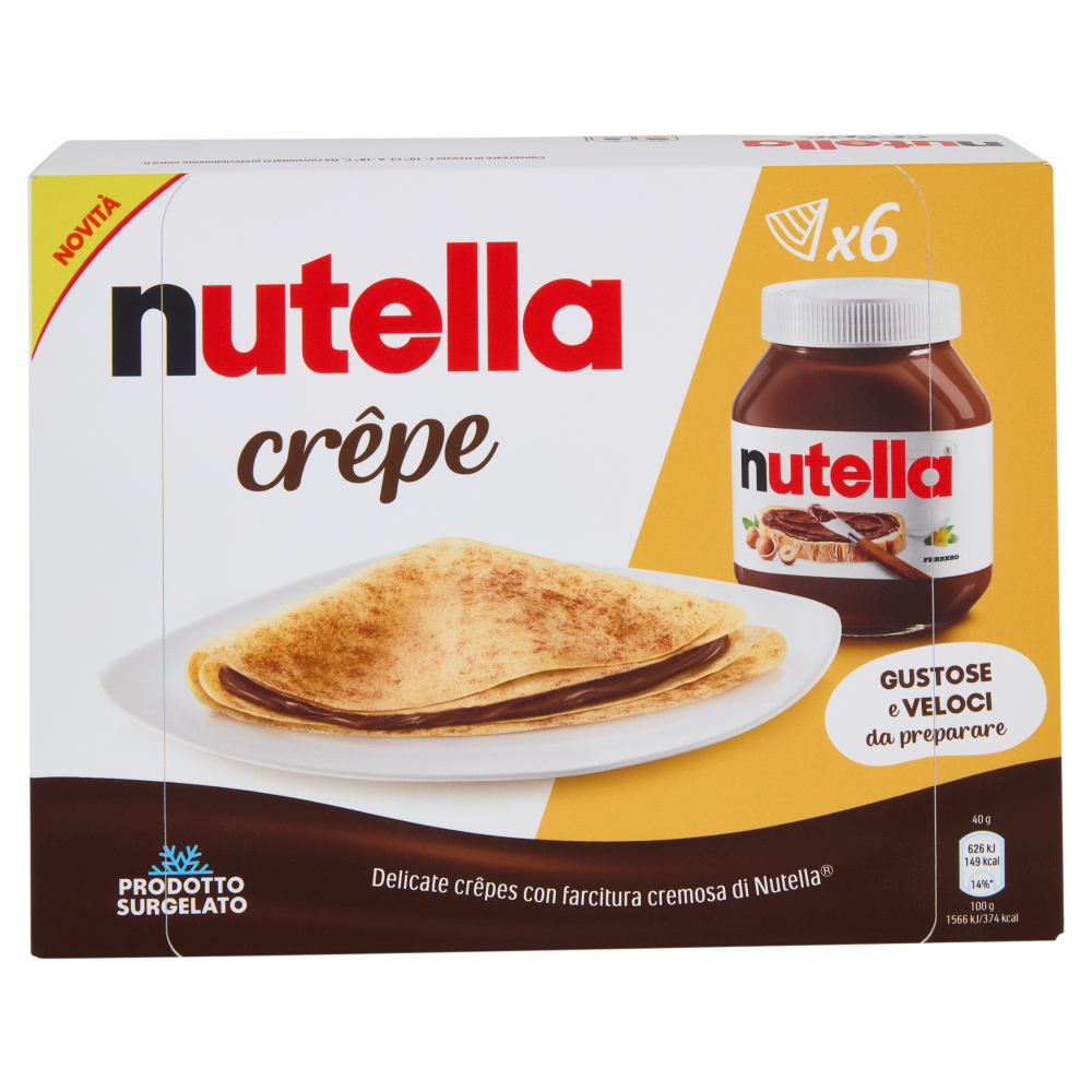nutella crêpe 6 x 40 g