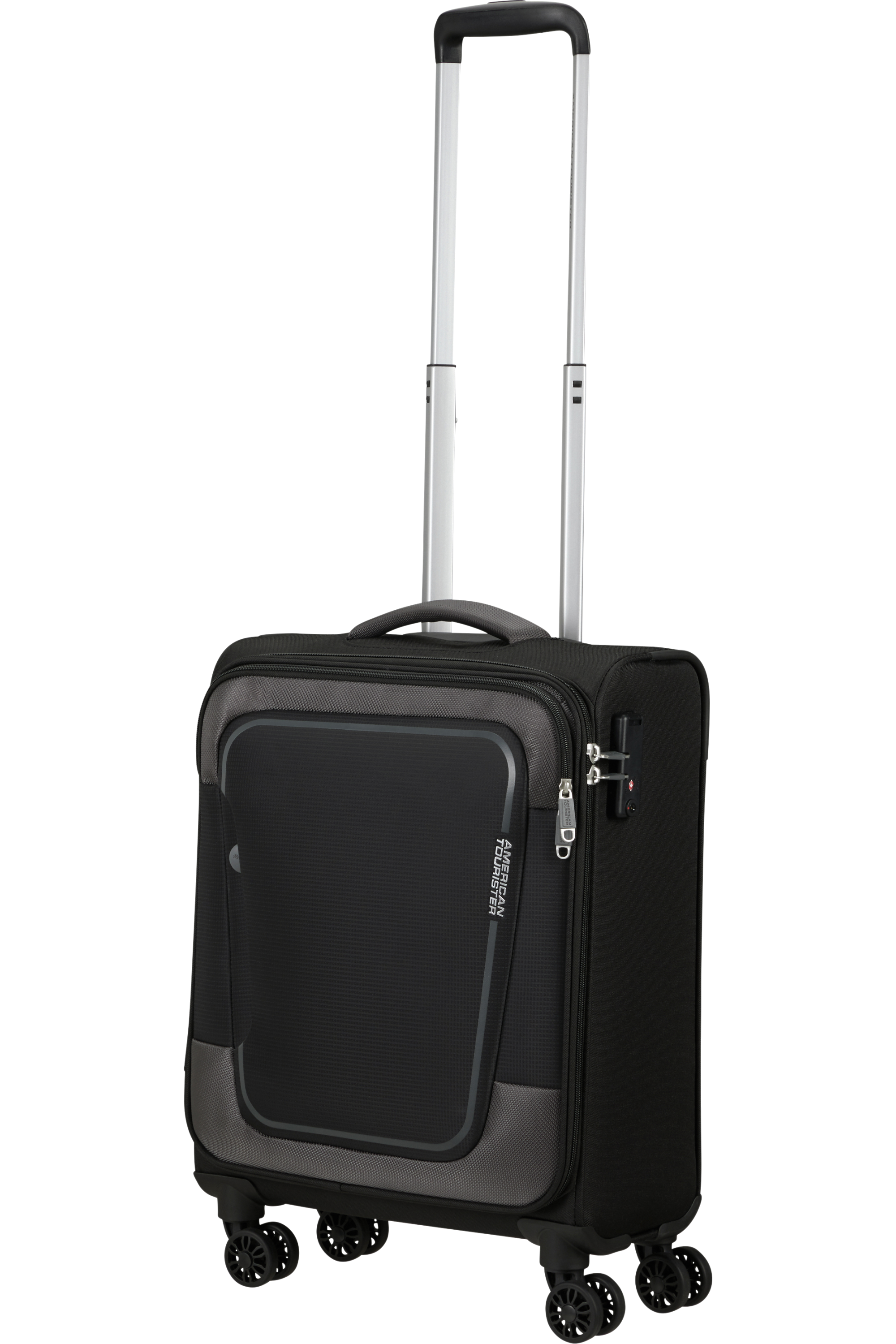 American Tourister 146516-0423 bagaglio Trolley Guscio morbido Nero 35 L Poliestere