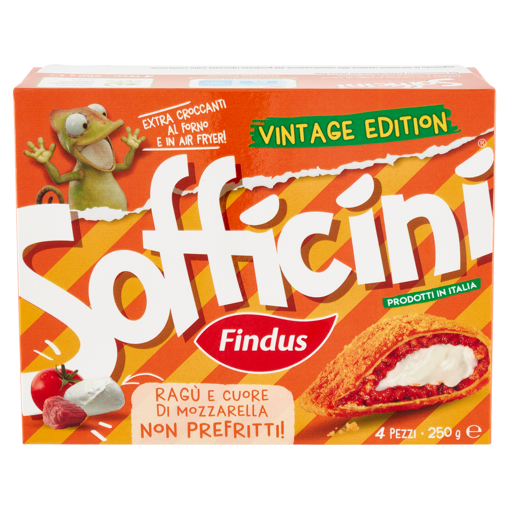 Sofficini Findus 4 Sofficini Rag&ugrave; Pi&ugrave; Mozzarella 250 g