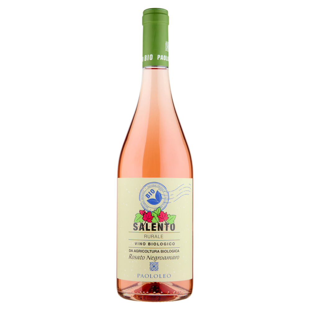 Paololeo Rurale Rosato Negroamaro Salento IGP Vino Biologico 750 ml