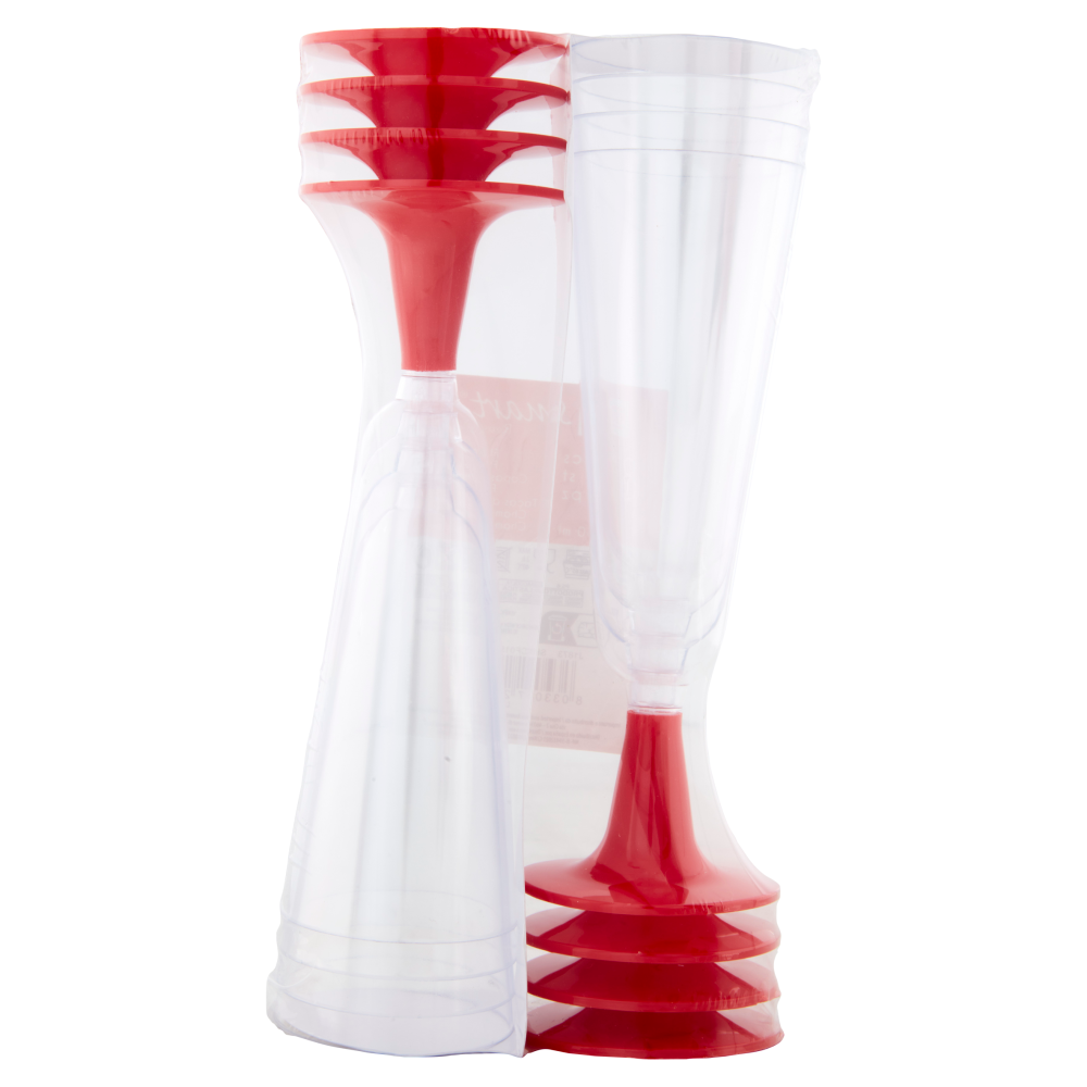 Smart Reusable Flutes 130 ml 8 pz