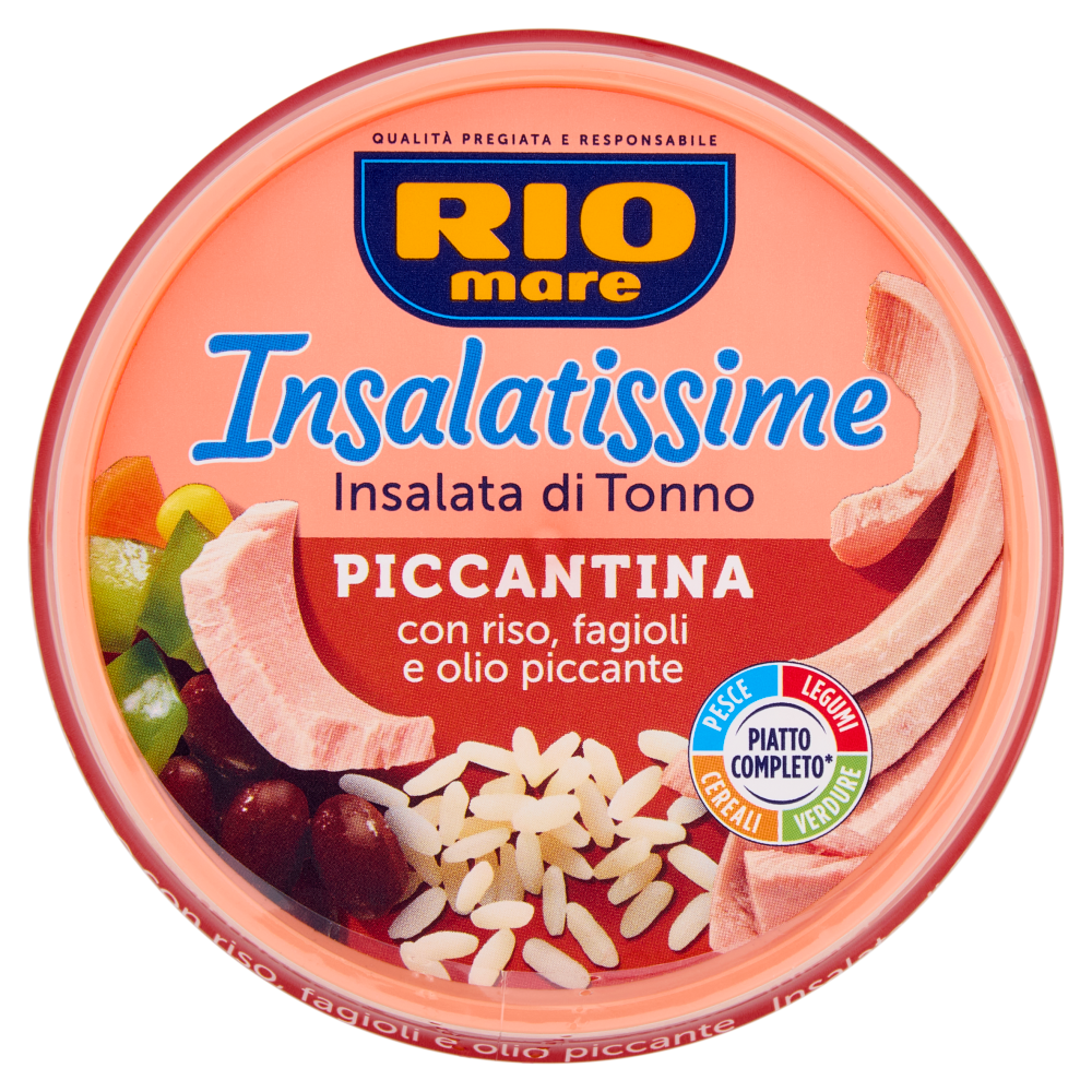 Rio mare Insalatissime Insalata di Tonno Piccantina con riso, fagioli e olio piccante 200 g