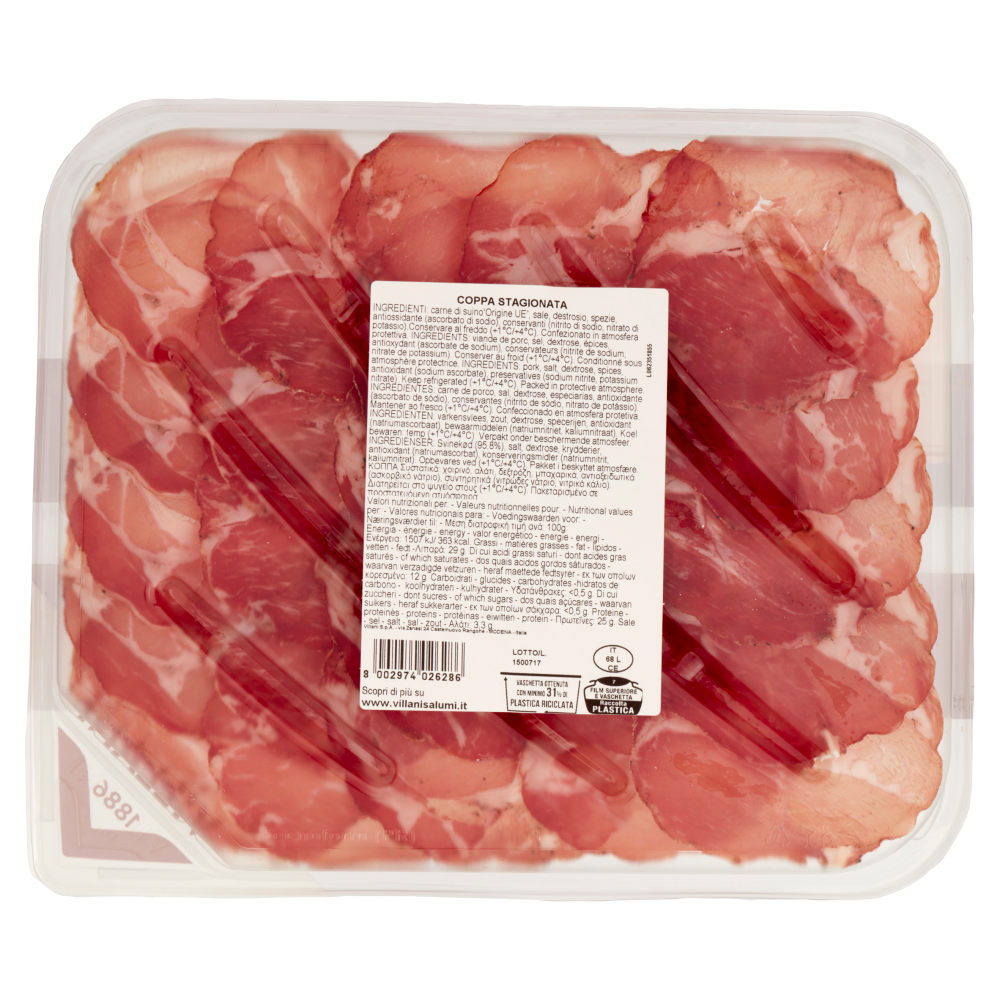 Villani Coppa Stagionata 110 g