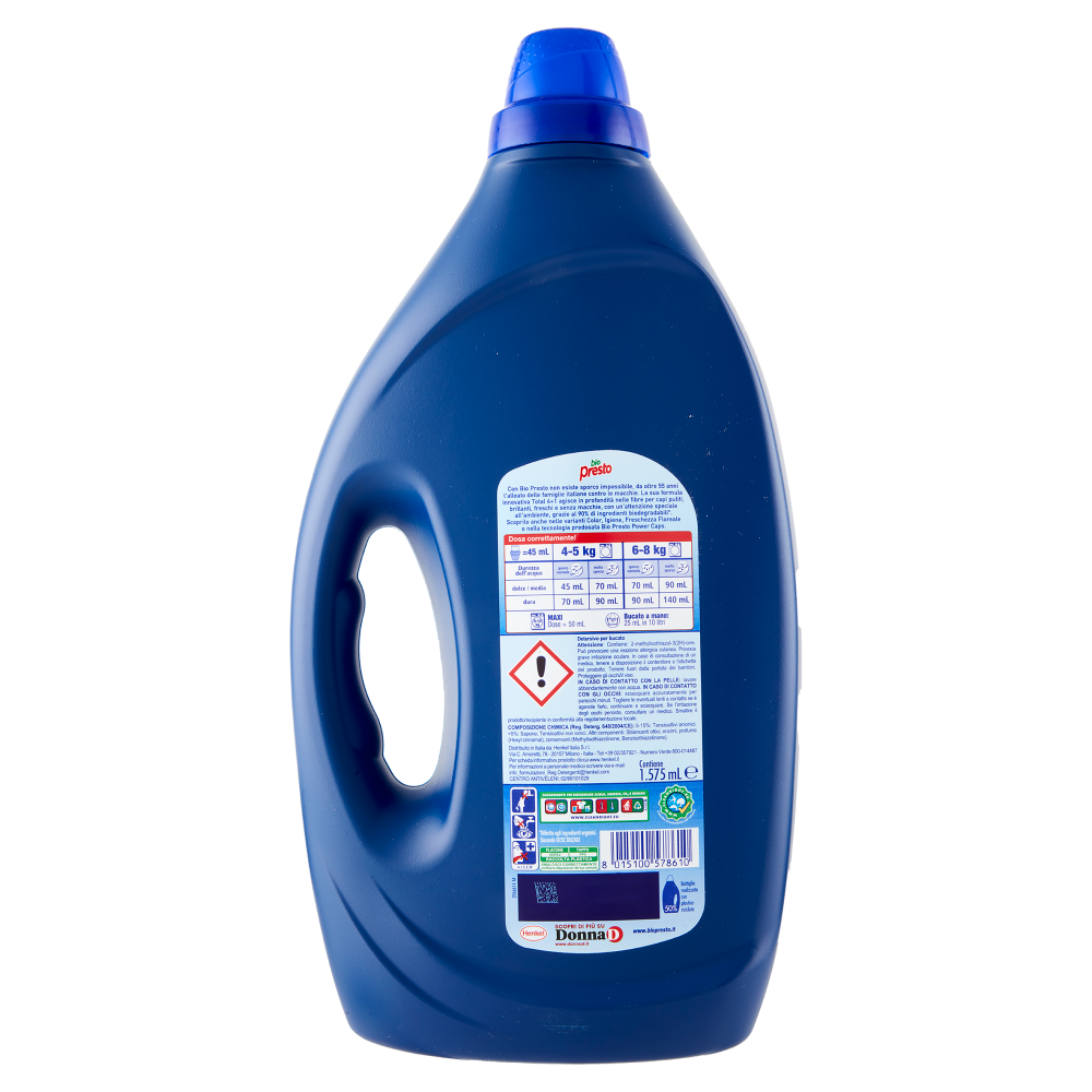 BIO PRESTO Liquido Classico 35 Lavaggi 1.575 ml