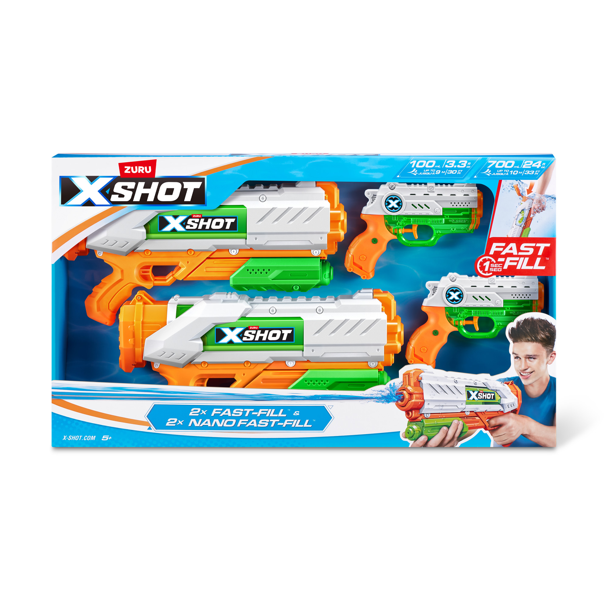 XSHOT 118126 pistola e palloncino d'acqua 100 ml