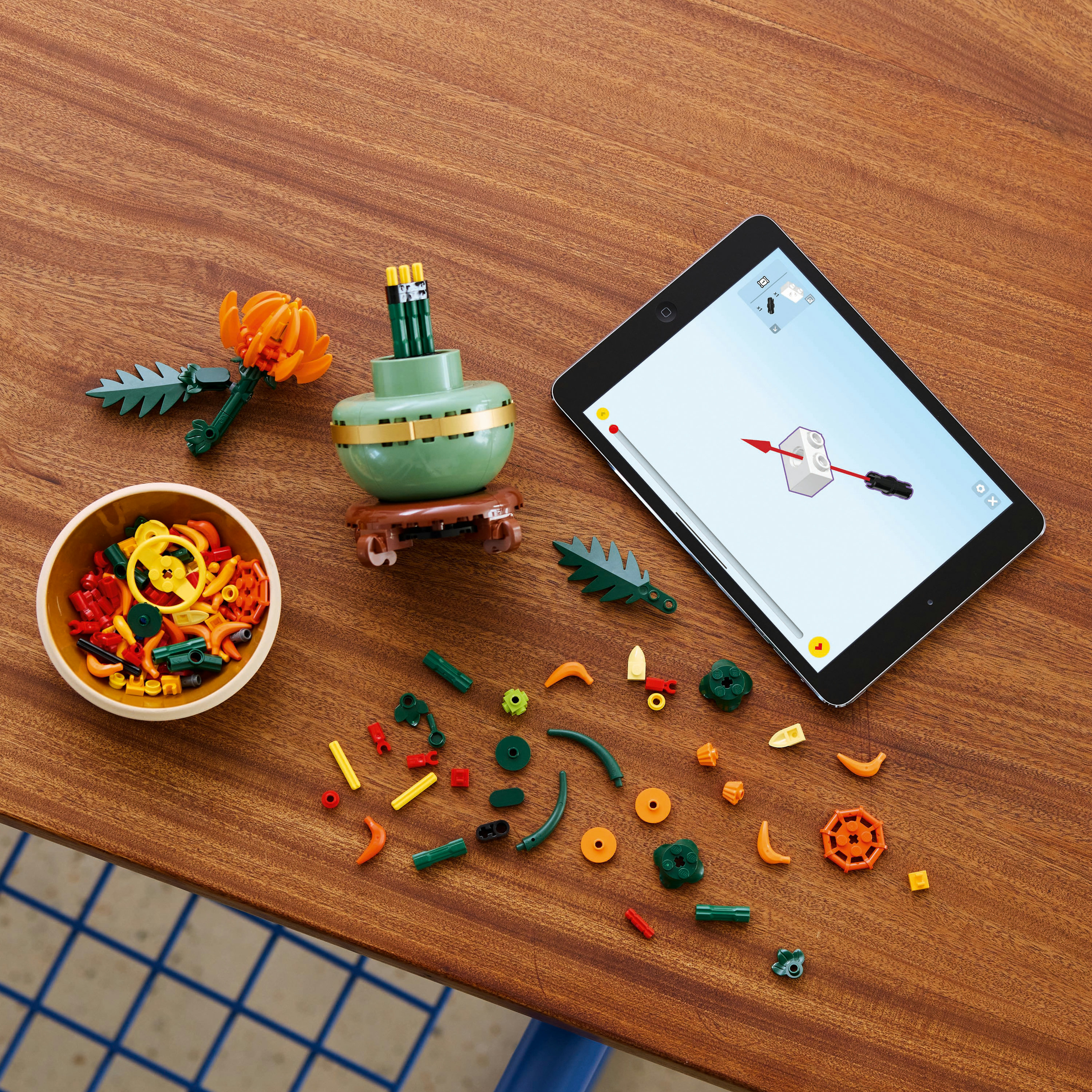 LEGO Botanicals 10368 Crisantemo, Fiore Finto da Costruire per Adulti, Idea Regalo Creativa di Compleanno per Donna e Uomo