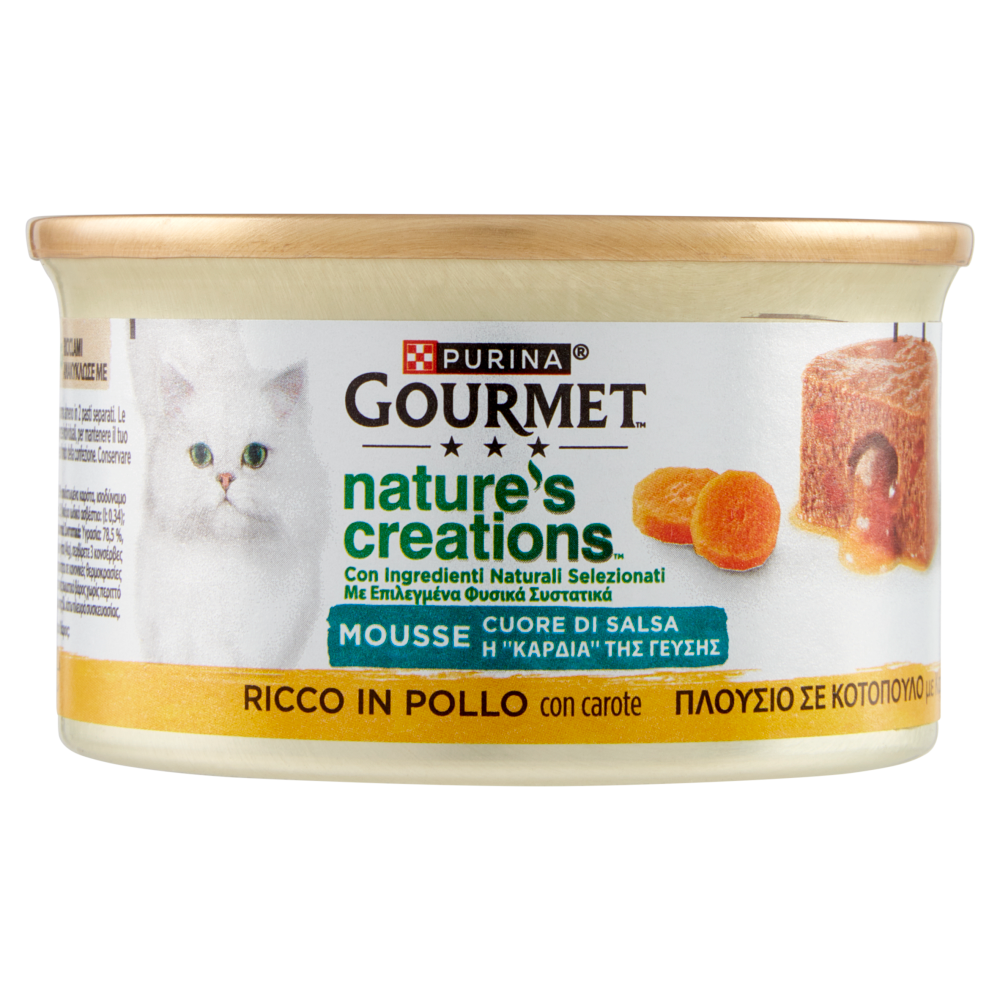 PURINA GOURMET Nature's Creations Ricco in Pollo con carote 85 g