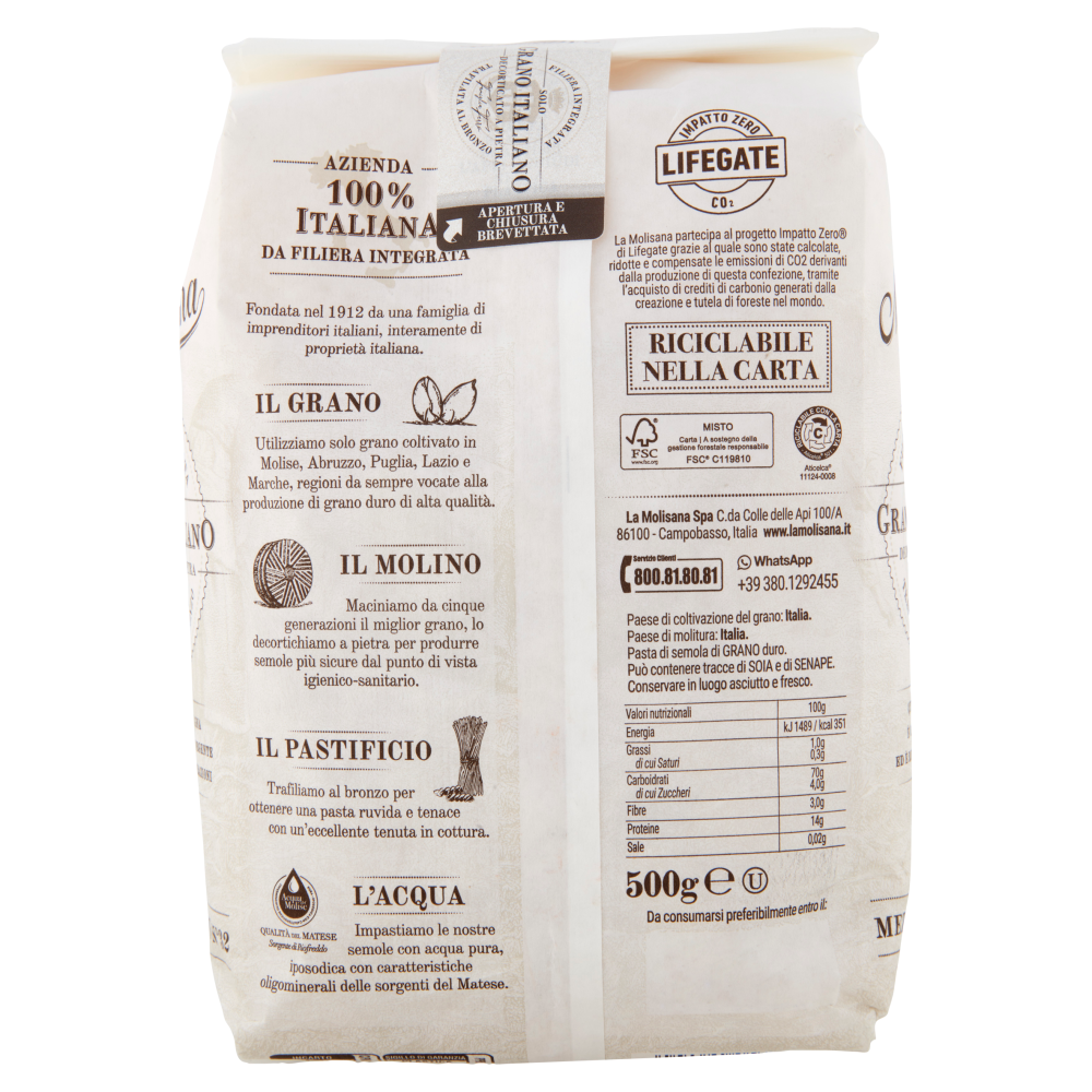 La Molisana 32 Mezzi Rigatoni 500 g