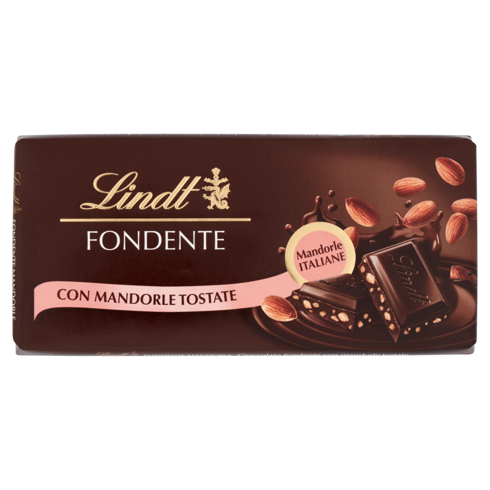 Lindt Gamme Bleue Tavoletta Cioccolato Fondente Mandorle 100 G Carrefour