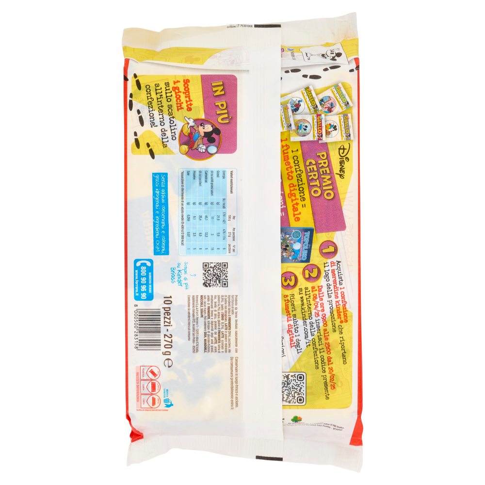 Kinder Brioss 10 X 27 G Carrefour