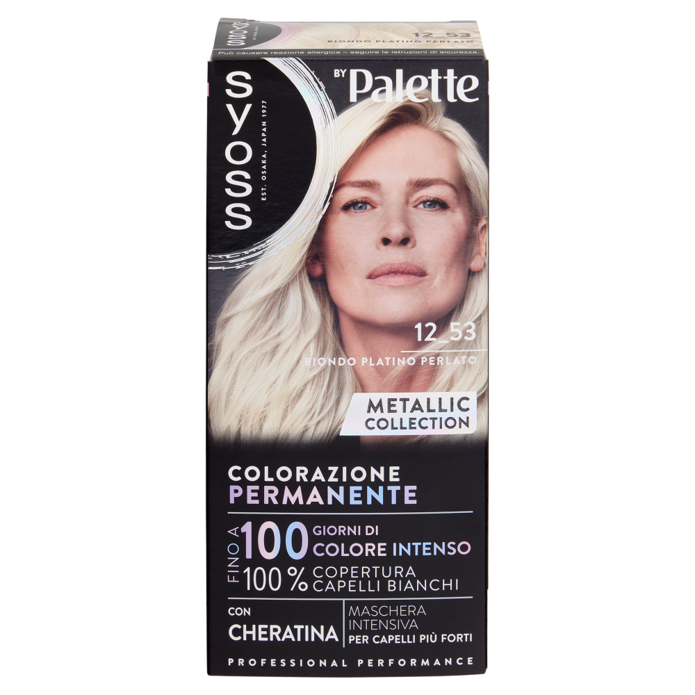 Syoss By Palette Colorazione Permanente 12_53 Biondo Platino Perlato