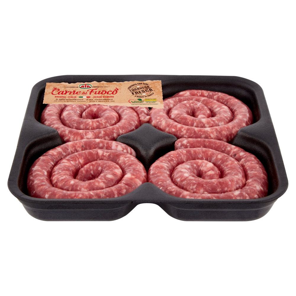 Aia Carne al Fuoco Salsiccia Luganega Paesana 0,700 kg