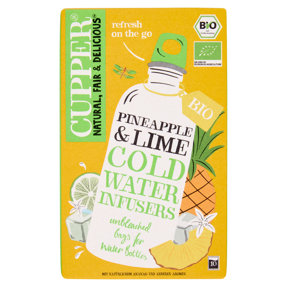 CUPPER Bio Pineapple & Lime, 10 Bustine 27 g