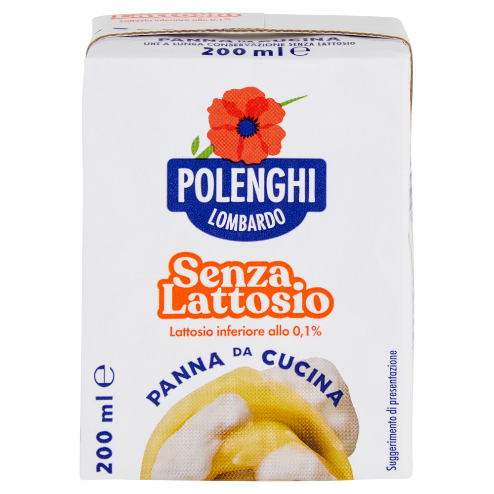 Polenghi Lombardo Senza Lattosio Panna da Cucina 200 ml