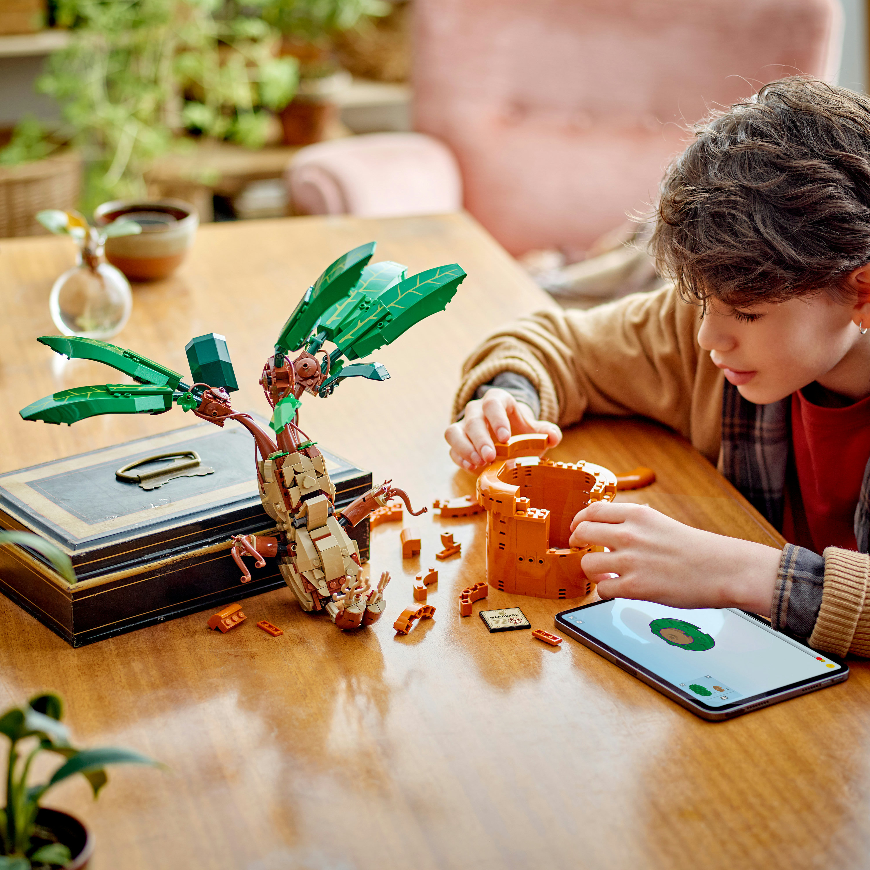 LEGO Harry Potter 76433 Mandragola, Personaggio Giocattolo da Costruire con Arti Mobili, Giochi per Bambini10+ da Collezione