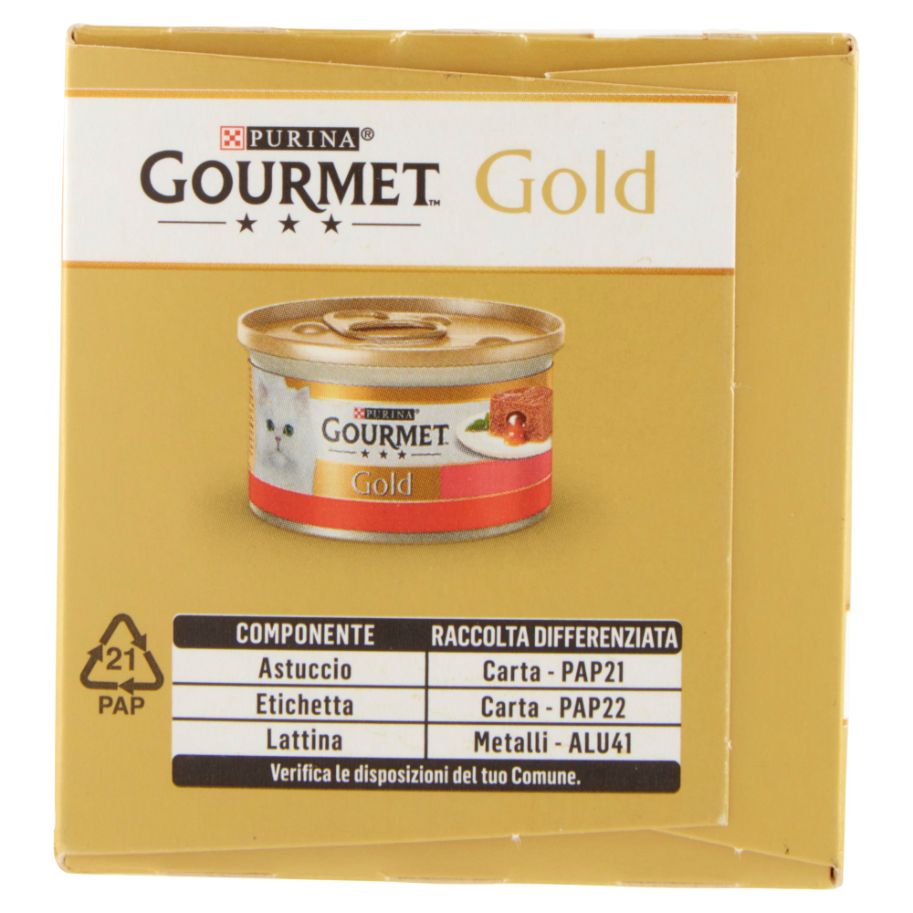 PURINA GOURMET Gold Cuore Morbido Manzo / Pollo 4x85g