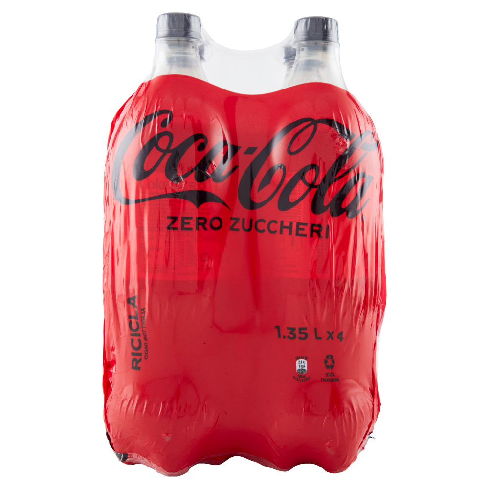 COCA-COLA Zero Zuccheri PET 4 x 1,35 L